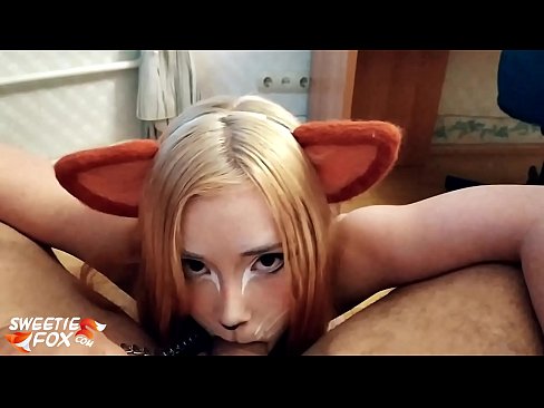 ❤️ Kitsune gbe dick ati pẹlu ni ẹnu rẹ ❤❌ Iwa onihoho furo ❌❤